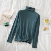 Women Turtleneck Soft Jumper Pull Autumn Winter Knitted Pullover Long Sleeve Sweaters Tops