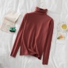Women Turtleneck Soft Jumper Pull Autumn Winter Knitted Pullover Long Sleeve Sweaters Tops