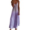 Summer New Women Elegant Vintage Sexy Backless Party Beach Dress