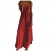 Summer New Women Elegant Vintage Sexy Backless Party Beach Dress