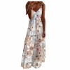 Summer New Women Elegant Vintage Sexy Backless Party Beach Dress