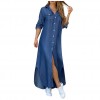 Women Casual Loose Long Sleeve Dress Casual Loose Dresses