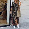 Women Casual Loose Long Sleeve Dress Casual Loose Dresses