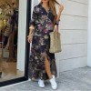 Women Casual Loose Long Sleeve Dress Casual Loose Dresses