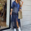 Women Casual Loose Long Sleeve Dress Casual Loose Dresses