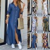 Women Casual Loose Long Sleeve Dress Casual Loose Dresses