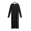 Plus Size Women Summer Cotton Maxi T Shirt Long Dresses