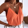 Summer New Women Loose Casual V Neck Tops Basis Tank Top