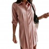 Summer Fashion Dresses Irregular Hem Stitched Waist Long Shirt Mini Dress