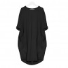 Women Casual Solid Color O Neck Long Sleeve  Knee-Length Baggy Dress Streetwear Casual Dresses