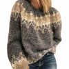 Loose Knitted Sweater Women Autumn Winter Long Sleeve O Neck Knitted Sweater