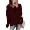 Autumn Winter Women Solid Color V Neck Long Sleeve Sweater