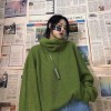 Turtleneck Sweater Women Winter Kintted Pullovers Solid Long Sleeve Tops Oversize Sweaters Ladies Loose Casual Sueter Mujer