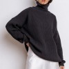 Oversize Sweater Women Turtleneck Knitted Pullovers Long Sleeve Sweaters Ladies Loose Solid Warm Jumpers Winter Autumn Knitwear
