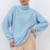 Oversize Sweater Women Turtleneck Knitted Pullovers Long Sleeve Sweaters Ladies Loose Solid Warm Jumpers Winter Autumn Knitwear