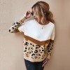 Winter Sweater Women Oversized Leopard Sweaters Long Sleeve Knitted Female Sweaters Wool Pullover Warm Caidigan Mujer 2021