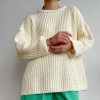 Women Casual Thick Knit Pullovers Female  Loose Sweaters Women  Winter Outerwear