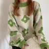  Women Winter Knitted Sweaters Korean Fashion Pullover  Female Long Sleeve  Jersey Sweater 