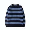  Stripe Knitted Sweater Women Autumn Winter Pullovers Female Oversized Loose  Sweater