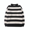  Stripe Knitted Sweater Women Autumn Winter Pullovers Female Oversized Loose  Sweater