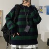  Stripe Knitted Sweater Women Autumn Winter Pullovers Female Oversized Loose  Sweater