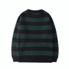  Stripe Knitted Sweater Women Autumn Winter Pullovers Female Oversized Loose  Sweater