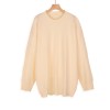 Women Solid Color Oversize Knitted Sweater  Pullovers Autumn Winter Loose Pullovers