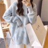 Autumn Winter  Women  Lovely Pullovers Loose Knitted Sweaters Long Sleeve Tops