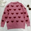 Autumn Winter  Women  Lovely Pullovers Loose Knitted Sweaters Long Sleeve Tops