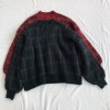 Women Pullover  Patchwork Knitted Sweaters Female  Oversize Elegant Tops