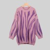 Women Striped Sweater Winter Pullovers Oversize Knitted Sweater