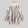 Women Striped Sweater Winter Pullovers Oversize Knitted Sweater