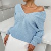 Women  Oversize Fashion Sweater  Autumn Winter Knit Pullover Solid Knitted Jumpers