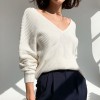 Women  Oversize Fashion Sweater  Autumn Winter Knit Pullover Solid Knitted Jumpers