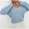 Women  Oversize Fashion Sweater  Autumn Winter Knit Pullover Solid Knitted Jumpers