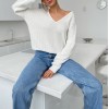 Women  Oversize Fashion Sweater  Autumn Winter Knit Pullover Solid Knitted Jumpers