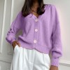 Knit Cardigans Women V-Neck Sweaters Jacket Cardigan Long Sleeve Knitwear