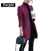 Women Jackets Coats Autumn Winter Fashion Long Sleeve Solid Vintage Jackets