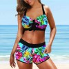 2022 Push Up Bikini Set Halter Swimsuit Women Summer High Waist Swimwear Female Bathing Suit Bathers Beachwear