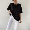 Women Summer Cotton Soft T Shirt New Oversized Casual Solid Tee Female Loose Short Sleeve Simple Tops