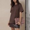 Women Summer Cotton Soft T Shirt New Oversized Casual Solid Tee Female Loose Short Sleeve Simple Tops