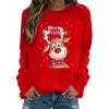 Christmas Sweater Women Winter Casual O-Neck Pullover Long Sleeve Loose Jumper Fashion Printed Party Tops Sweatshirt