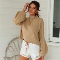 Winter Fashion Women Loose Knitted Sweater Elegant Long Sleeve Knitwear Ladies pullover Classic Streetwear