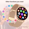 2022 Bluetooth Call Smart Watch Women Custom Dial Watches Men Sport Fitness Tracker Heart Rate Smartwatch For Android IOS