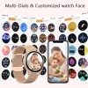 2022 Bluetooth Call Smart Watch Women Custom Dial Watches Men Sport Fitness Tracker Heart Rate Smartwatch For Android IOS