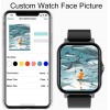 GT20 Smart Watch Men Women Bluetooth Call 1.69 Inch Big Screen Sport Heart Rate Monitor Smartwatch Customize Wallpaper