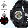 Men E88 Health Smart Watch ECG+PPG Body Temperature Blood Pressure Heart Rate IP68 Waterproof Wireless Charger Smartwatch