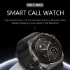 Men Smart Watch MD3 Max Bluetooth Call DIY Wallpaper AI Voice Wireless Charging Heart Rate Sports Smartwatch