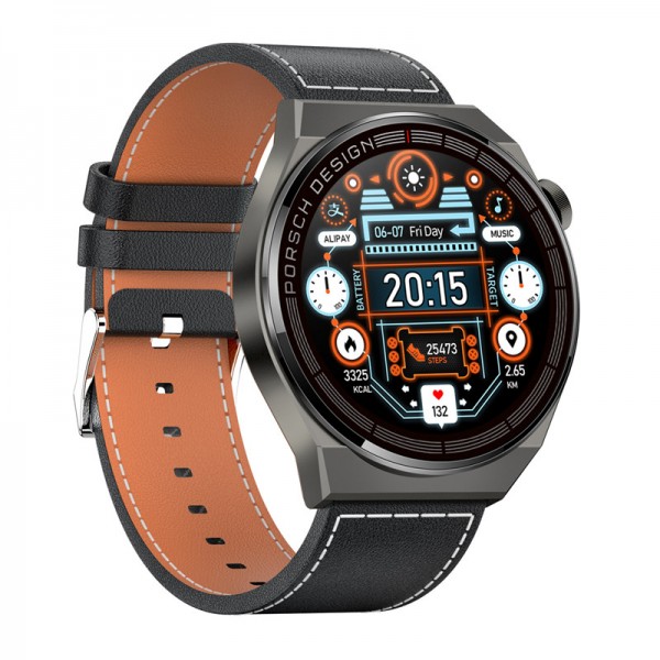 Men Smart Watch MD3 Max Bluetooth Call DIY Wallpaper AI Voice Wireless Charging Heart Rate Sports Smartwatch