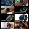 Men Smart Watch MD3 Max Bluetooth Call DIY Wallpaper AI Voice Wireless Charging Heart Rate Sports Smartwatch